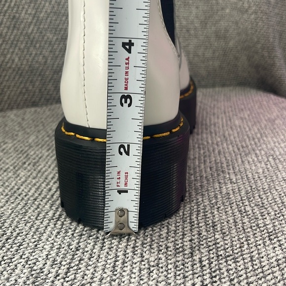 Dr. Martens White Chelsea Boots - Picture 13 of 16
